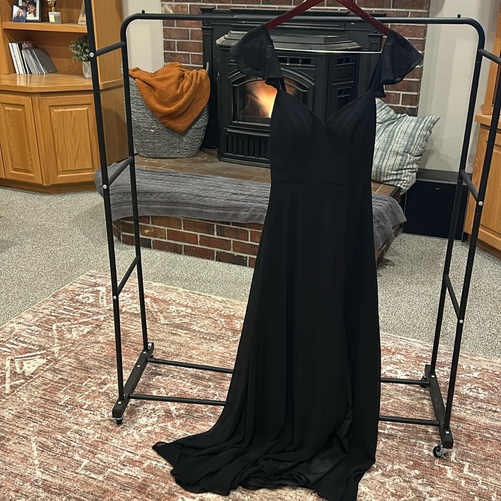 Long black dress